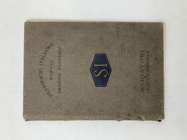 Silurificio italiano, Napoli. Sezione fonderie. Radiatori, accessori (Catalogo)